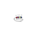 Sterling Silver Rhodium-plated Family Jewelry Mounting