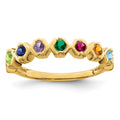 14k 2.5mm Synthetic Family Jewelry Ring