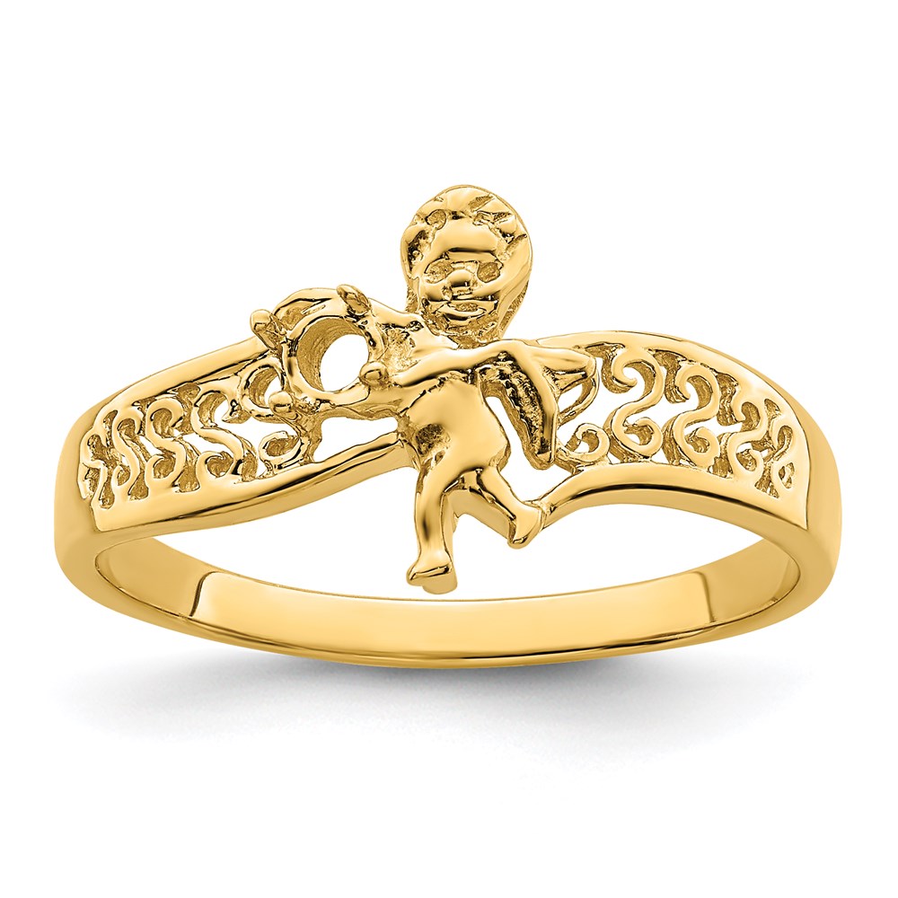 14k Synthetic Family Jewelry Ring