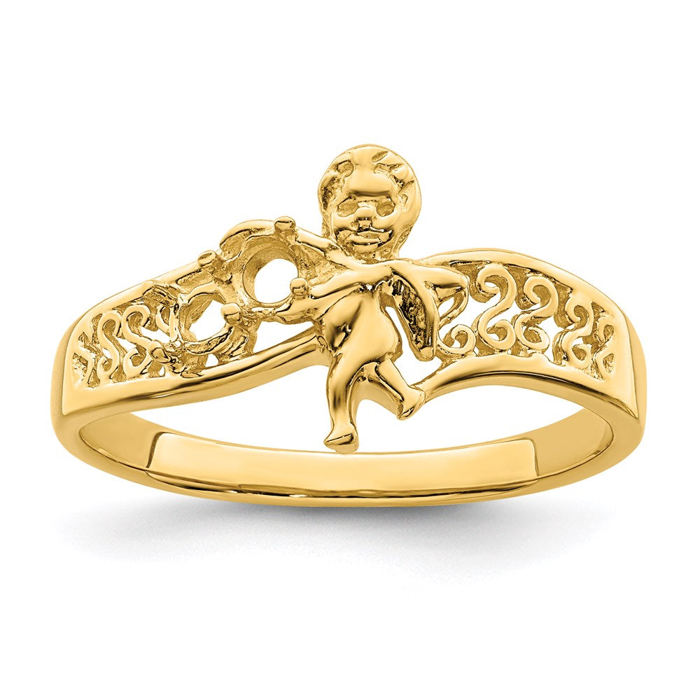 14k Synthetic Family Jewelry Ring