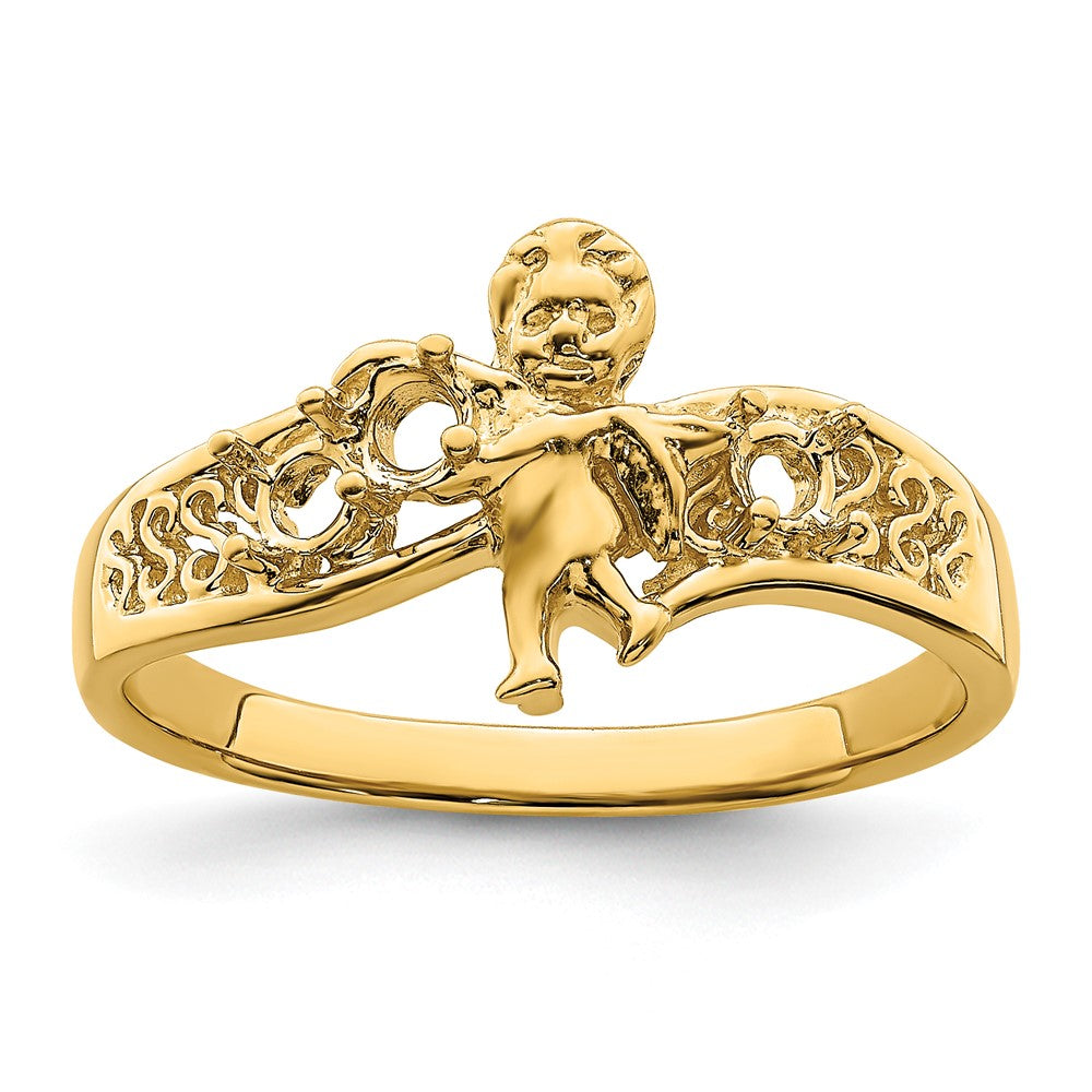 14k Synthetic Family Jewelry Ring