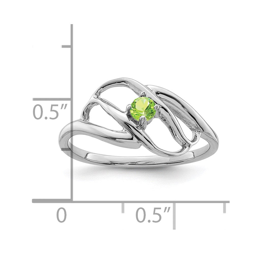 14k White Gold Genuine Family Jewelry Ring