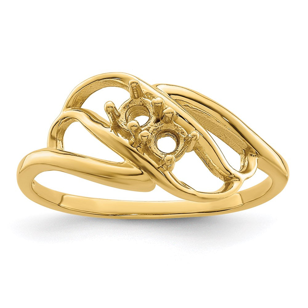 14k Synthetic Family Jewelry Ring