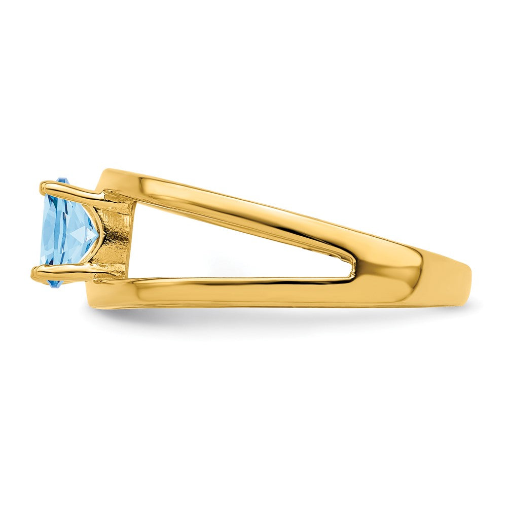 14k Synthetic Family Jewelry Ring