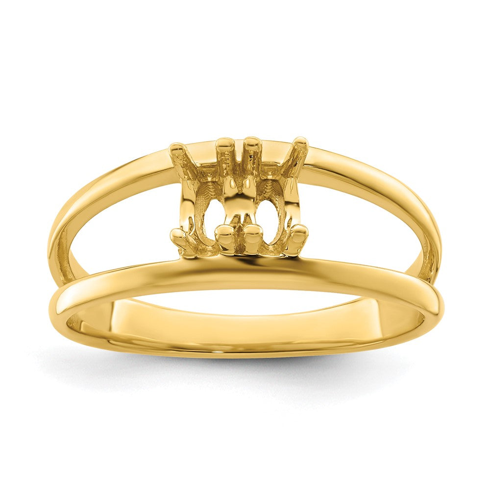 14k Genuine 2 Stone Mother's Ring