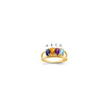 14k Genuine 4 Stone Mother's Ring