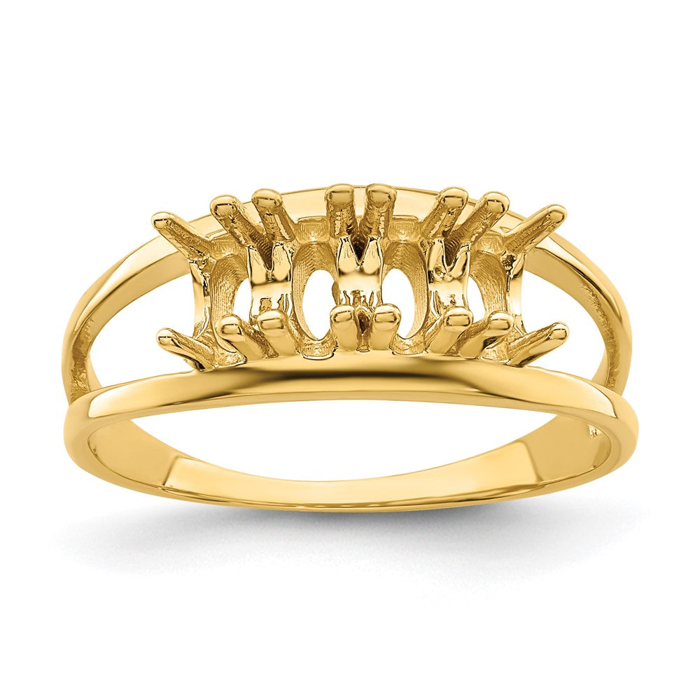 14k Synthetic Family Jewelry Ring
