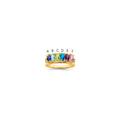 14k Synthetic Family Jewelry Ring