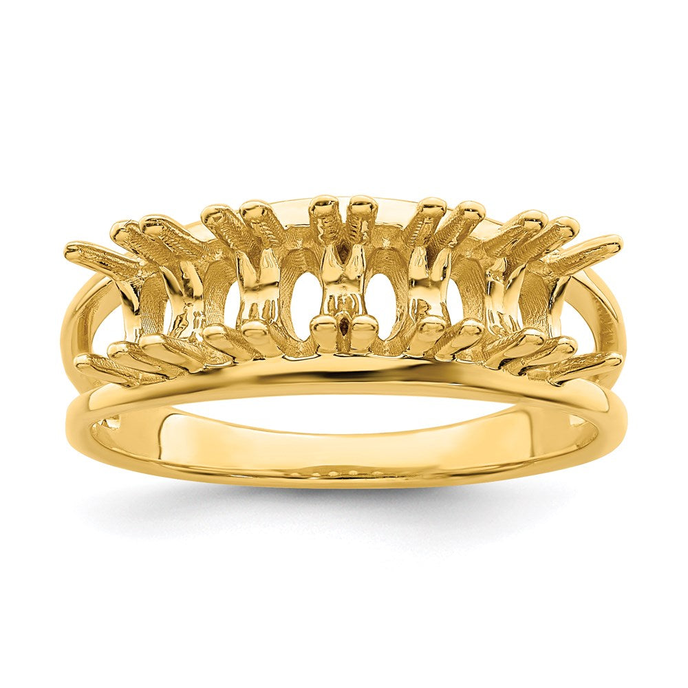 14k Synthetic Family Jewelry Ring