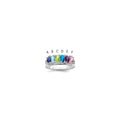 Sterling Silver Rhodium-plated Family Jewelry Mounting