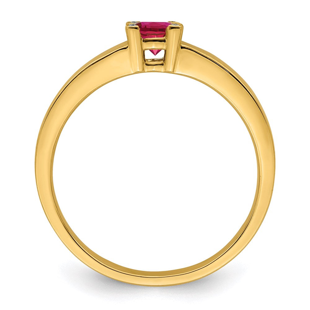 14K Family Jewelry Diamond Semi-Set Ring