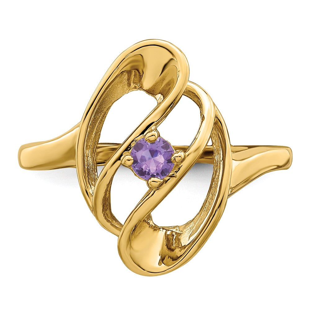14k 3mm Synthetic Family Jewelry Ring
