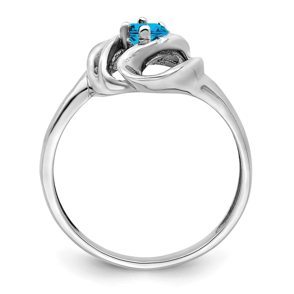 14k White Gold Family Jewelry Ring