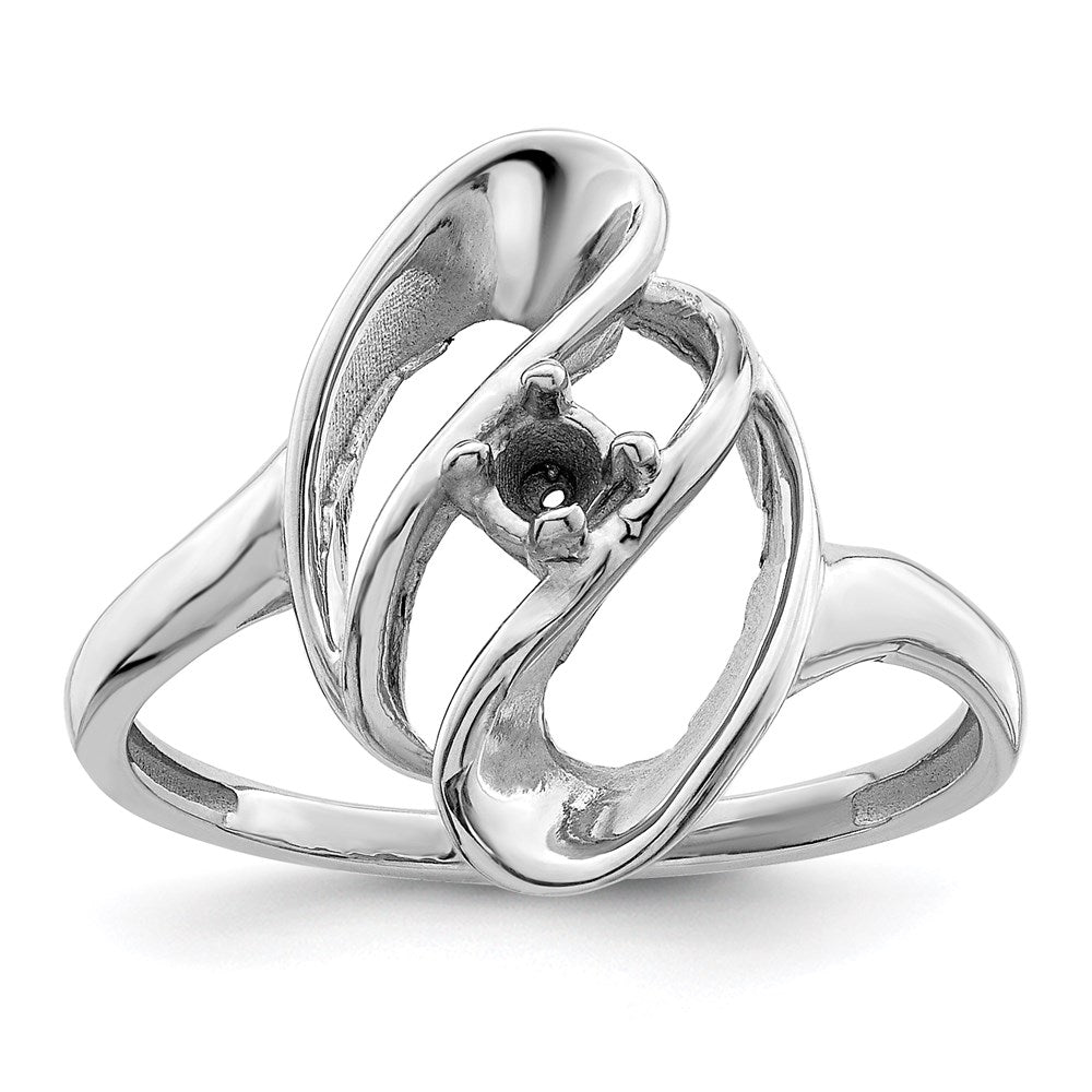 14k White Gold Family Jewelry Ring