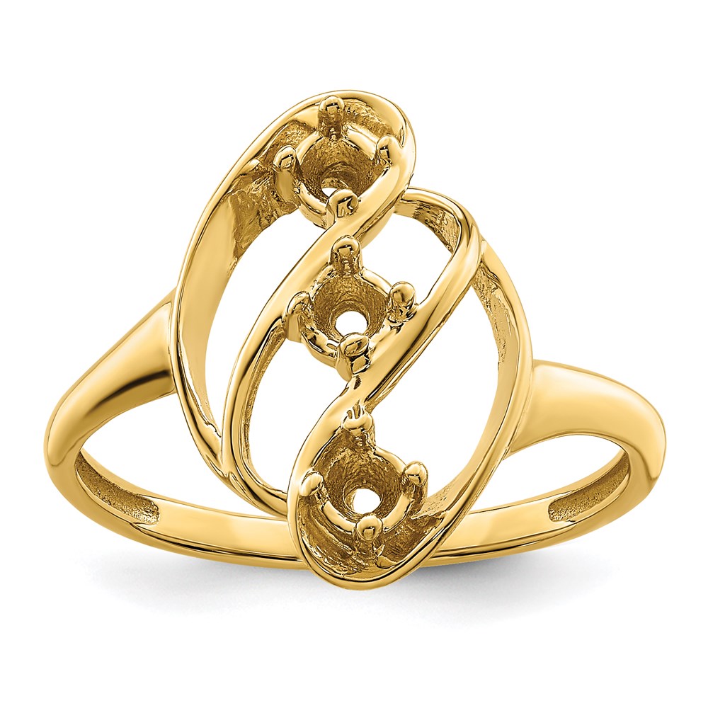 14k Synthetic Family Jewelry Ring