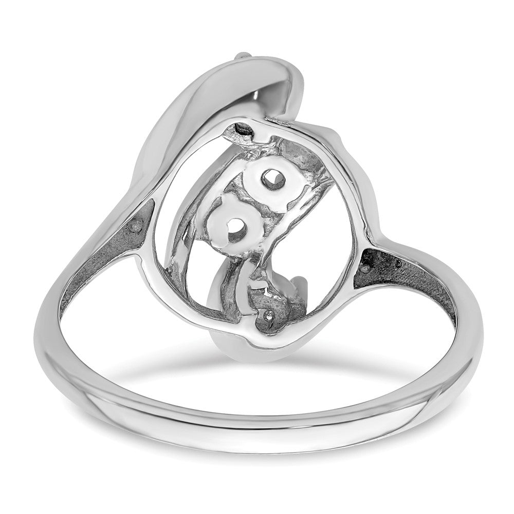 Sterling Silver Rhodium-plated Family Jewelry Mounting