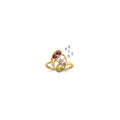 14k Synthetic Family Jewelry Ring