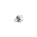 Sterling Silver Rhodium-plated Family Jewelry Mounting