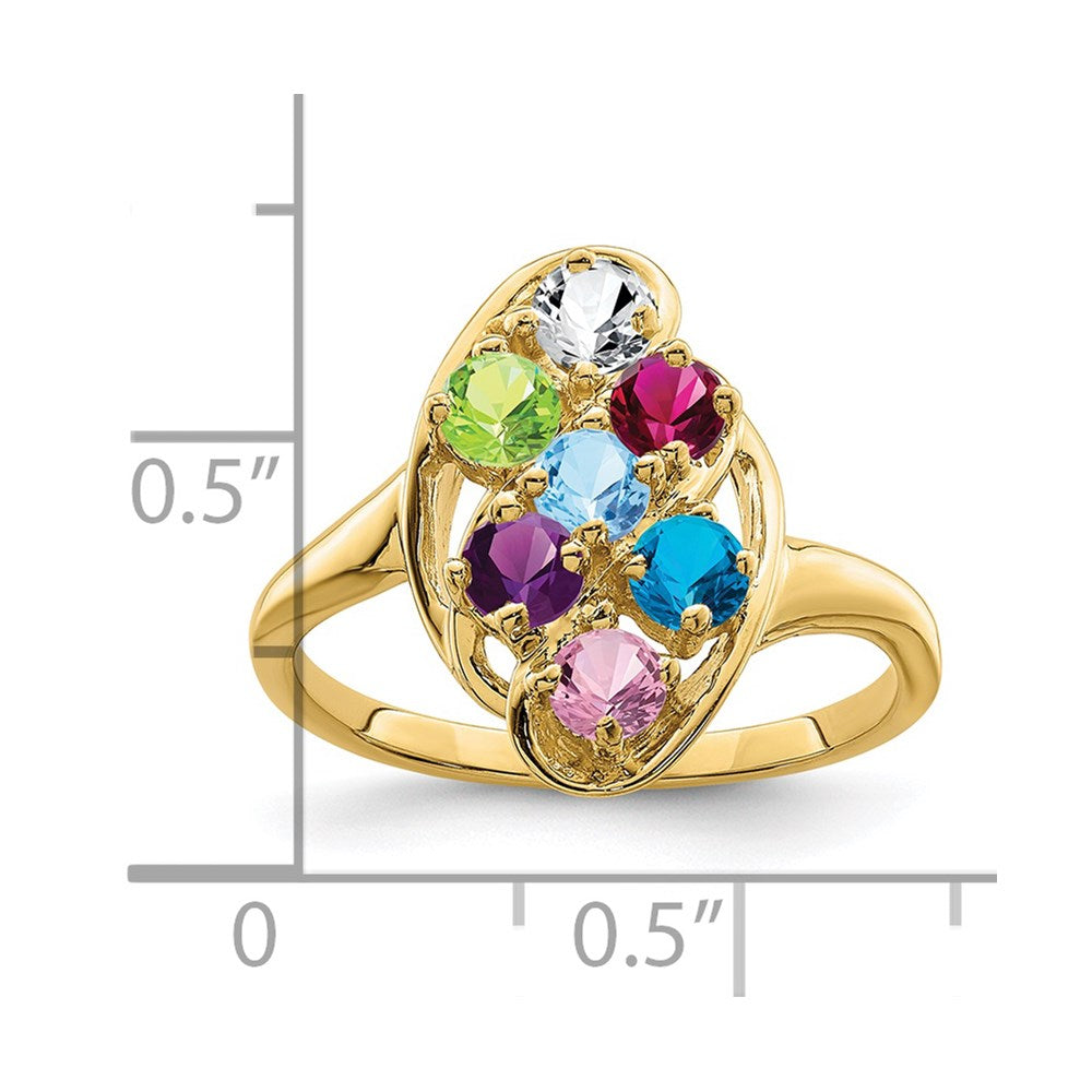 14k Family Jewelry Ring