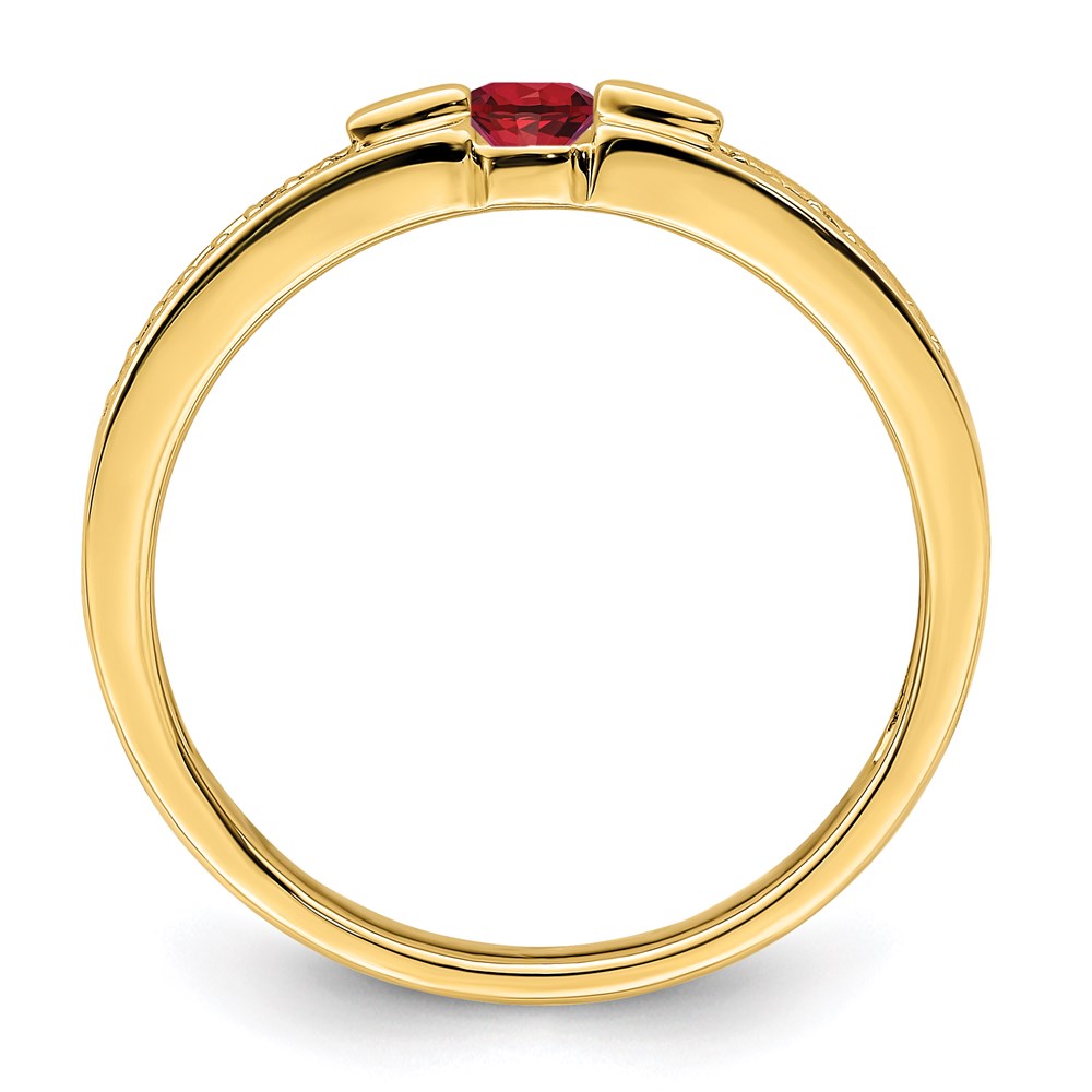 14K Family Jewelry Diamond Semi-Set Ring