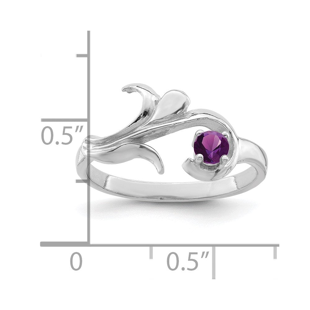 Sterling Silver Rhodium-plated Family Jewelry Mounting