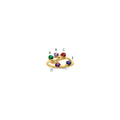 14k Synthetic Family Jewelry Ring