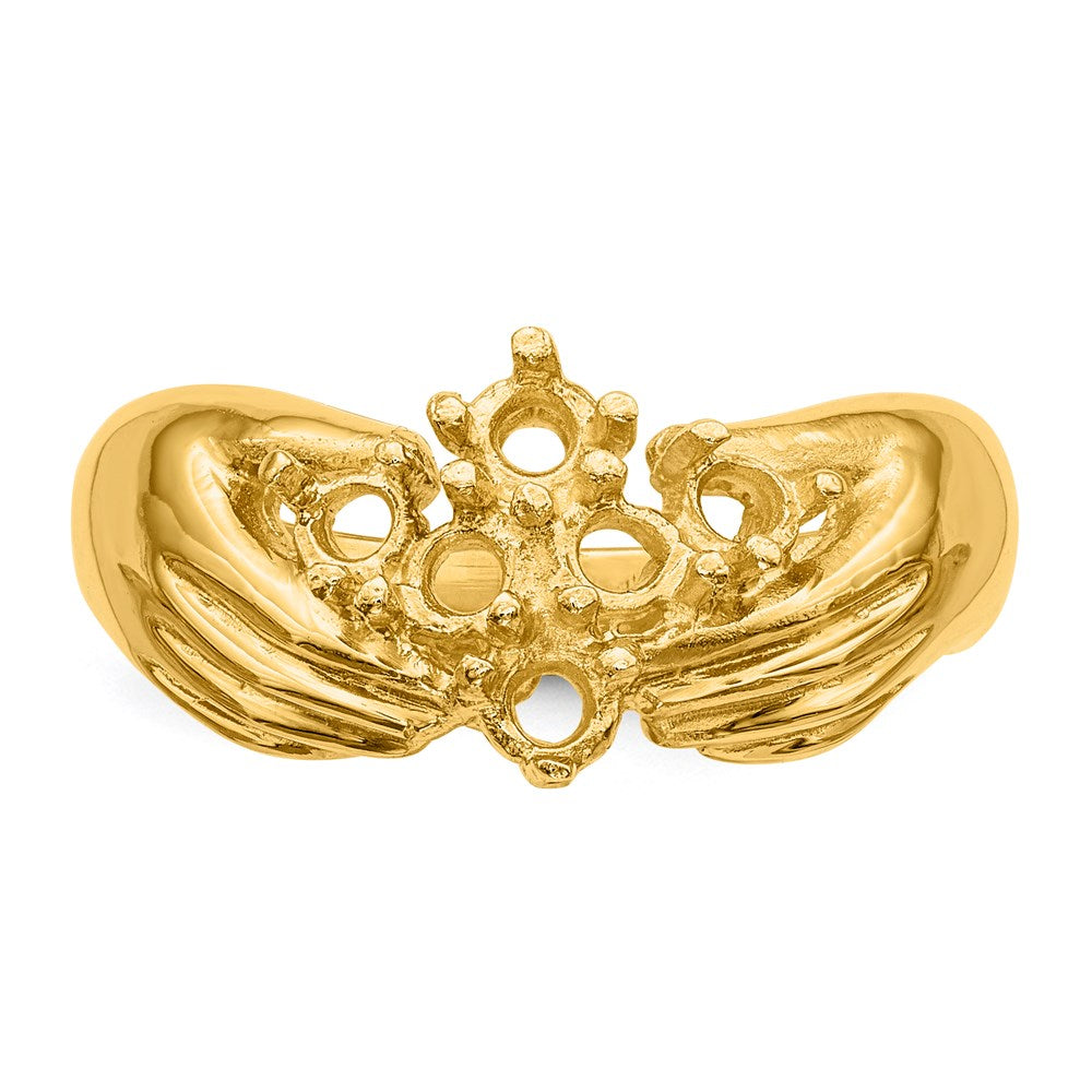 14k 6 Stone Family Ring Mounting
