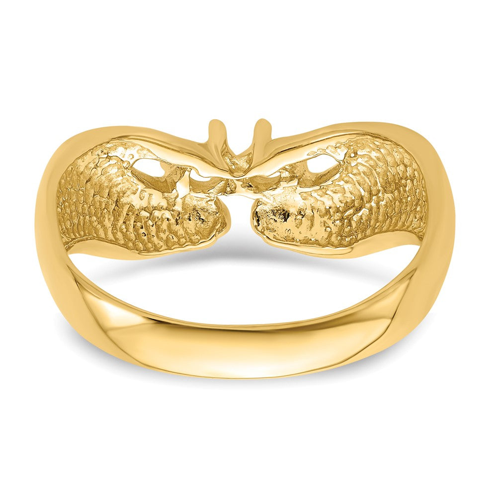 14k 2 Genuine Stone Family Ring