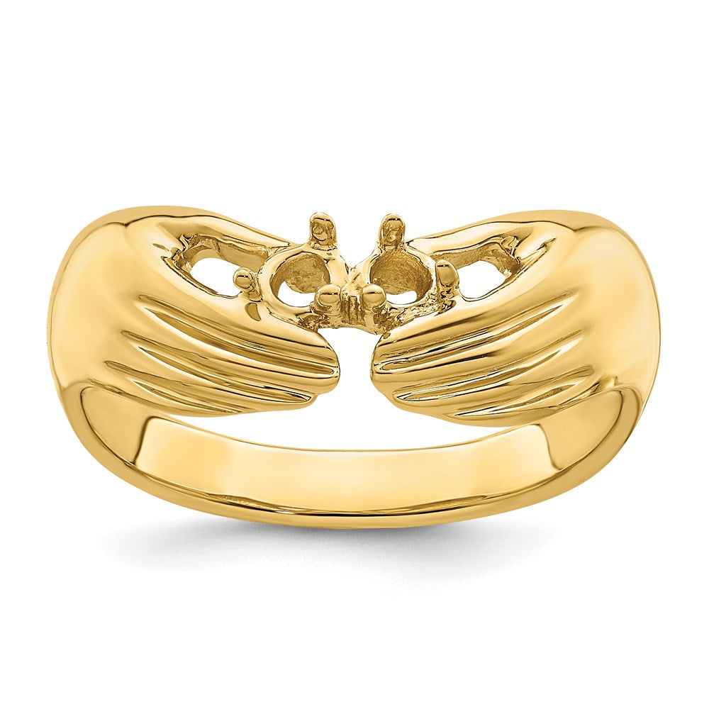 14k 2 Genuine Stone Family Ring