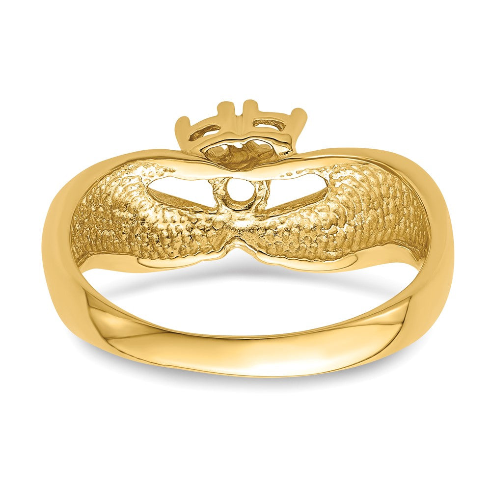 14k 3 Synthetic Stone Family Ring