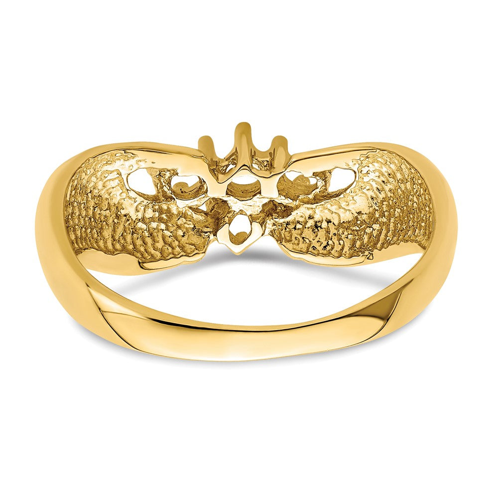 14k 4 Synthetic Stone Family Ring