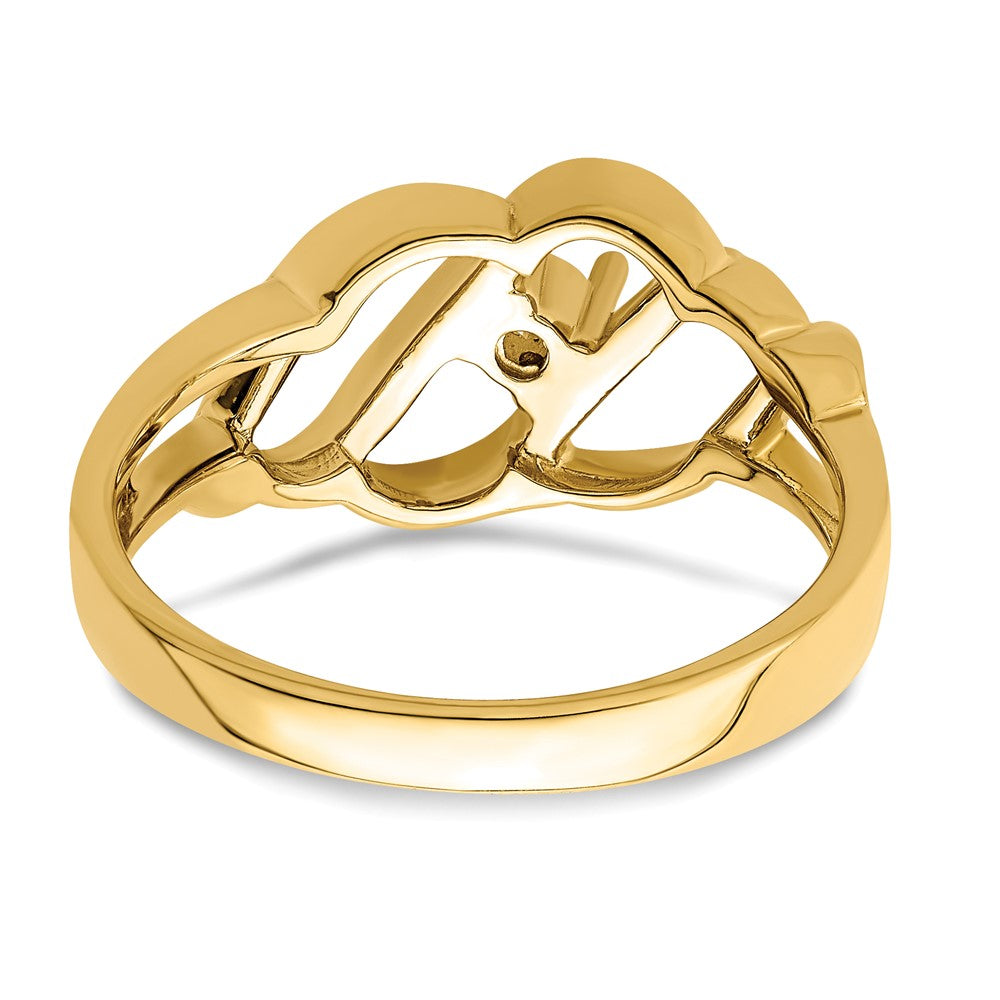 14k 2.5mm Synthetic Family Jewelry Ring