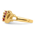 14k Synthetic Family Jewelry Ring
