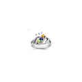 Sterling Silver Rhodium-plated Family Jewelry Mounting