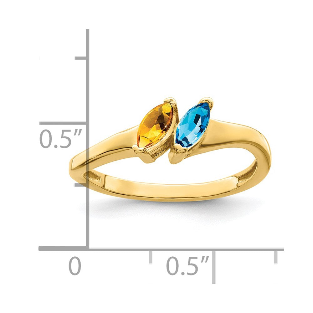 14k Genuine Family Jewelry Ring