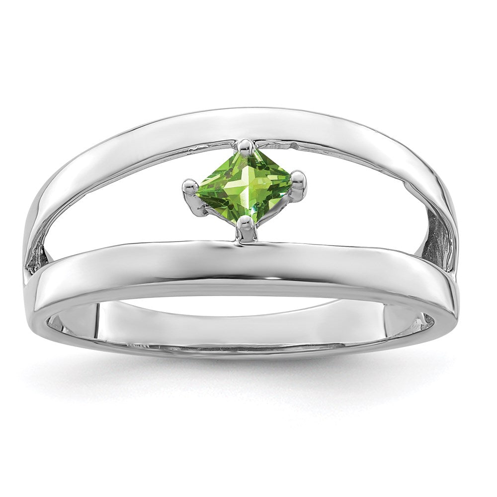 14k White Gold Genuine Family Jewelry Ring