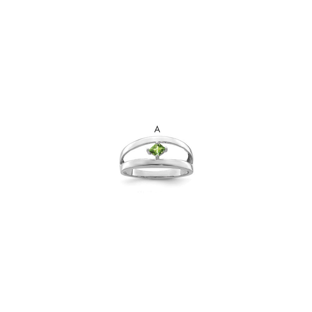 14k White Gold Family Jewelry Ring Mounting