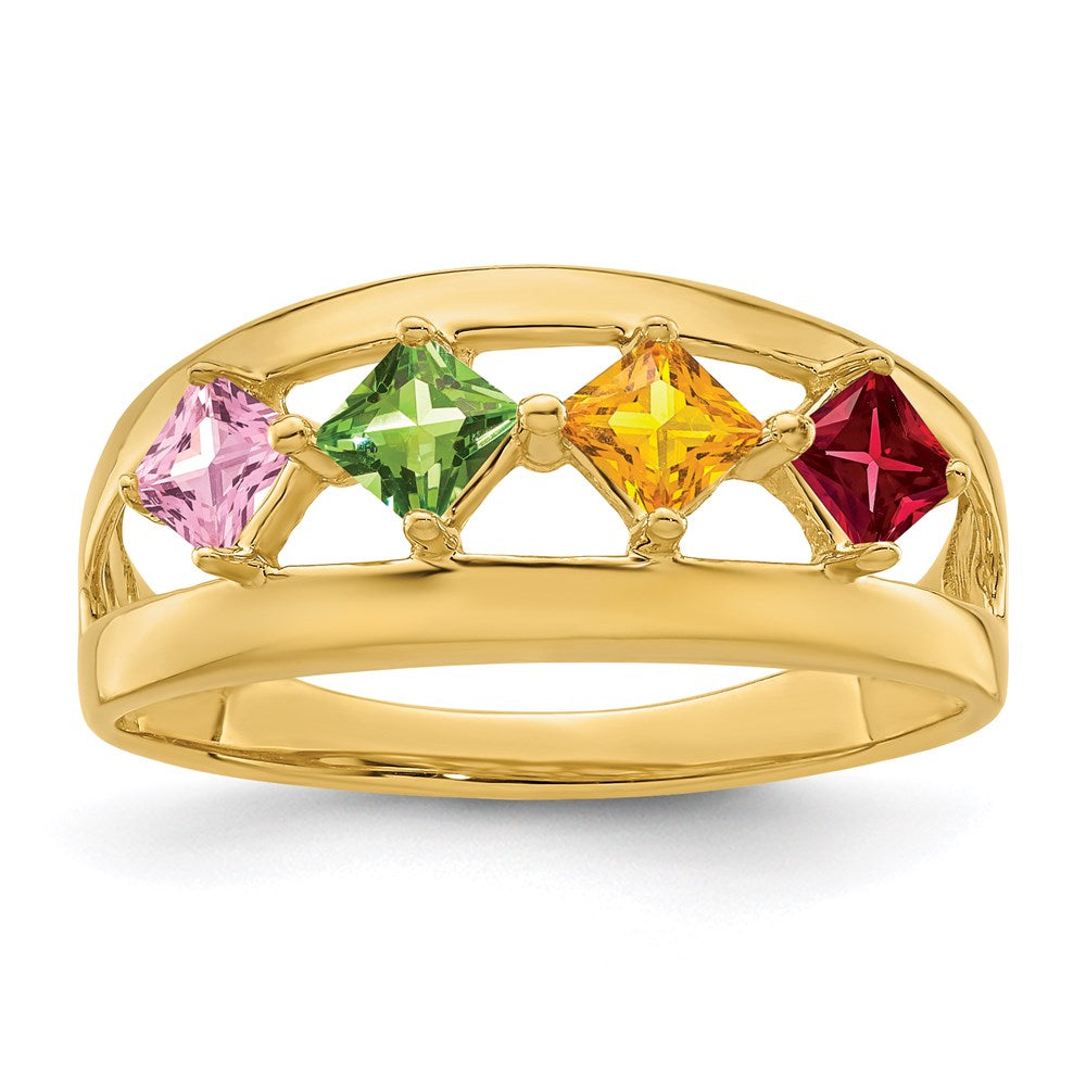 14k Genuine Family Jewelry Ring
