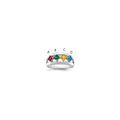 Sterling Silver Rhodium-plated Family Jewelry Mounting