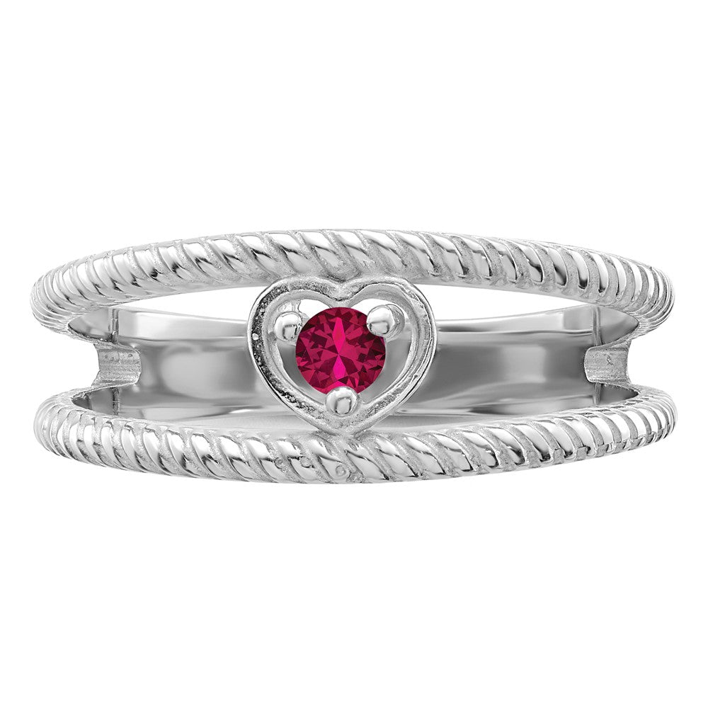 14k White Gold Family Jewelry Ring Mounting
