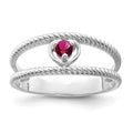 14k White Gold Family Jewelry Ring Mounting