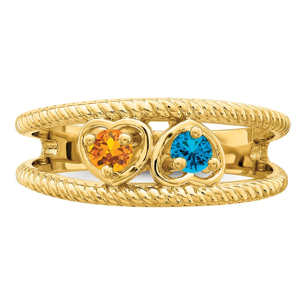 14k Genuine Family Jewelry Ring