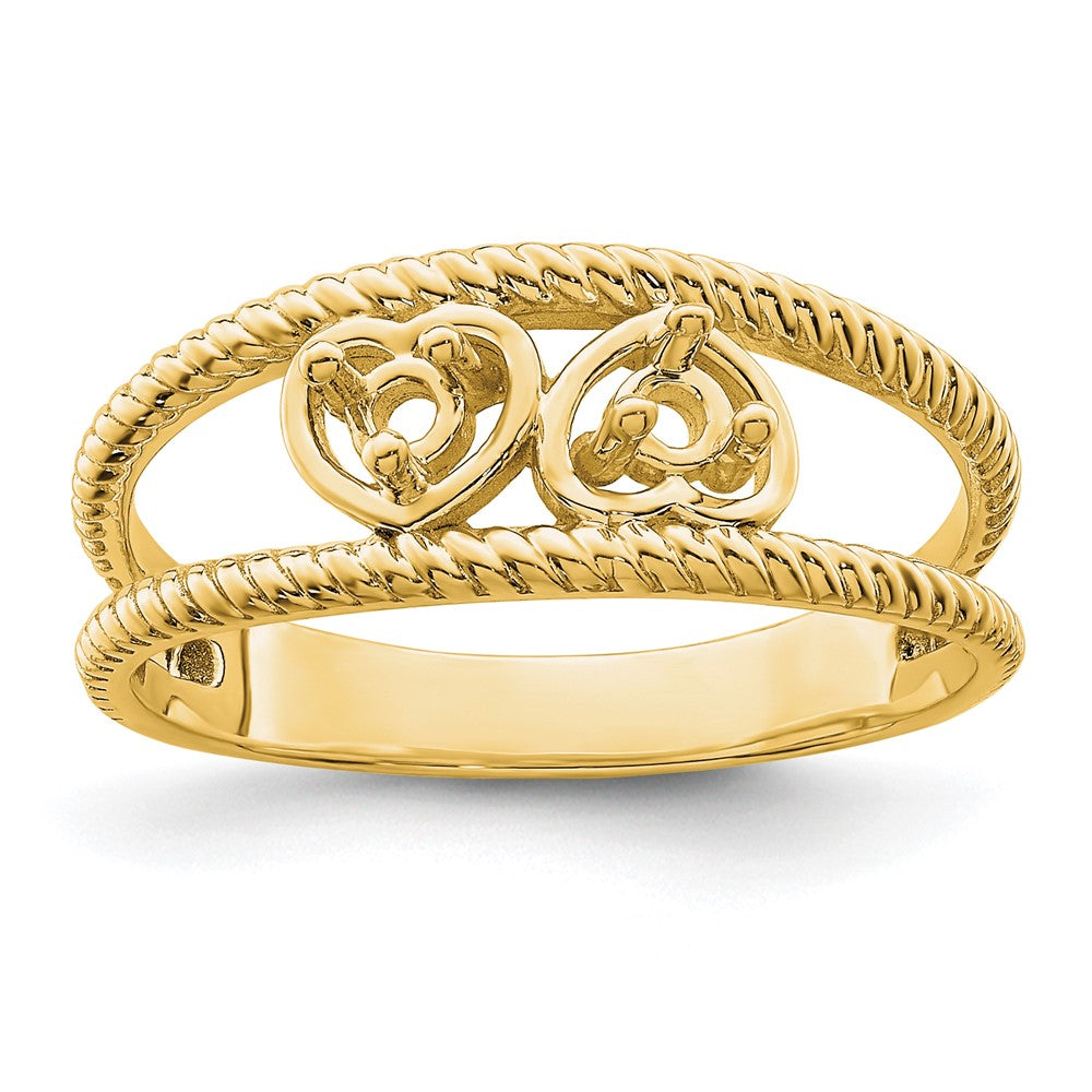 14k Synthetic Family Jewelry Ring