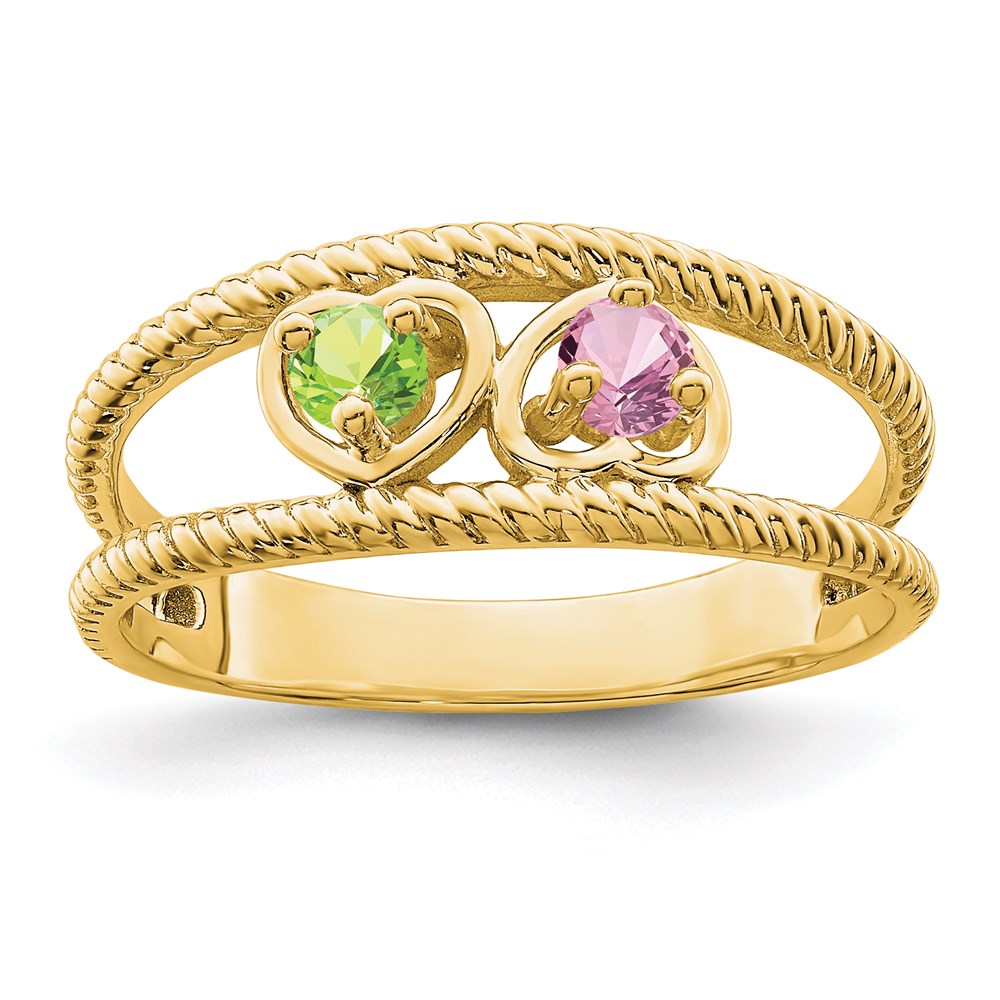 14k Genuine Family Jewelry Ring