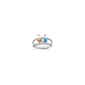 Sterling Silver Rhodium-plated Family Jewelry Mounting