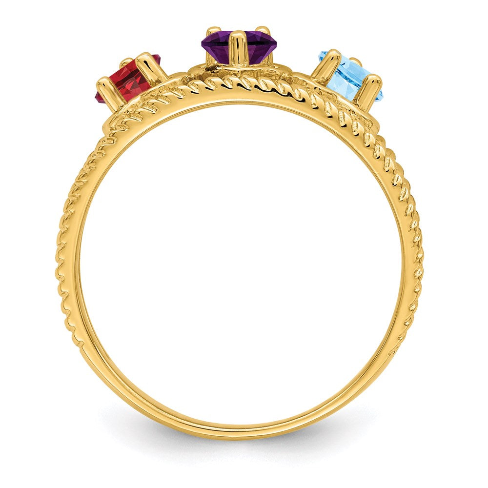 14k Genuine Family Jewelry Ring
