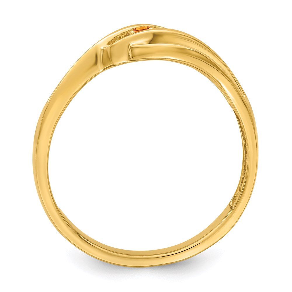 14k Synthetic family jewelry ring
