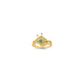 14k Synthetic Family Jewelry Ring