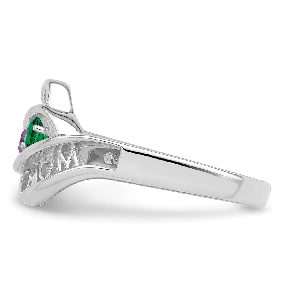 14k White Gold Family Jewelry Ring Mounting