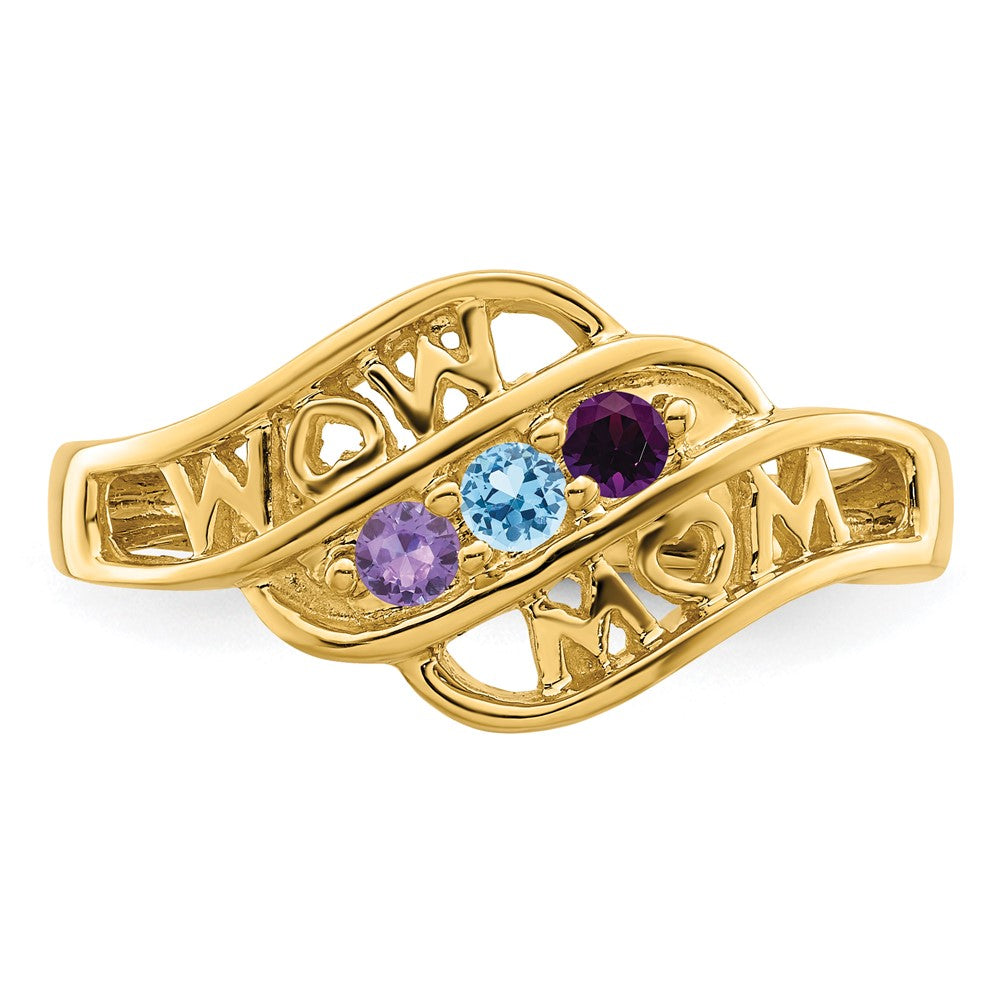 14k Genuine Family Jewelry Ring